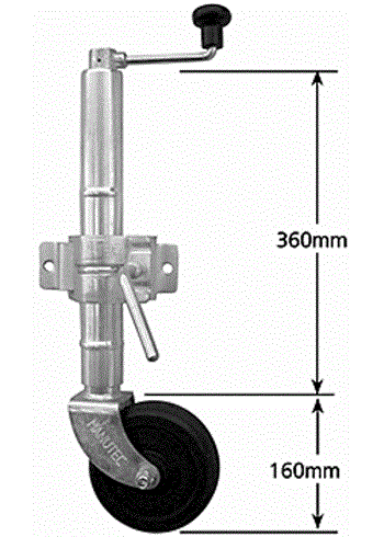 (196144) JW1 500kg Jockey Wheel 6